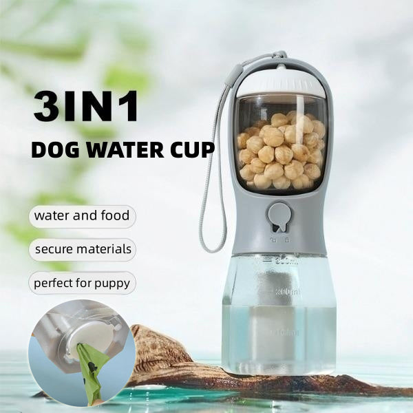 3 In 1 Portable Pet Water Cup – Moodys Extraordinary – Gifts & Collectibles
