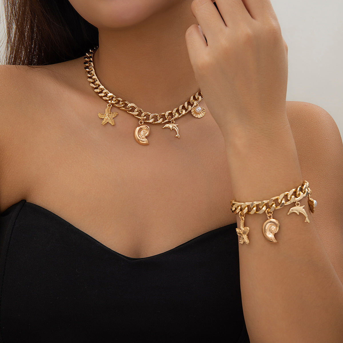 Creative Boho Pendant Choker Necklace