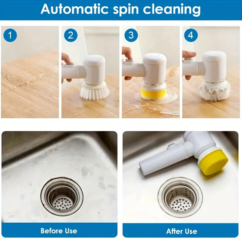 USB Rechargeable Spin Cleaning Brush