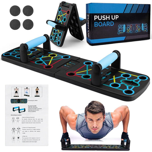 Multi-Functional Foldable Push-Up Board